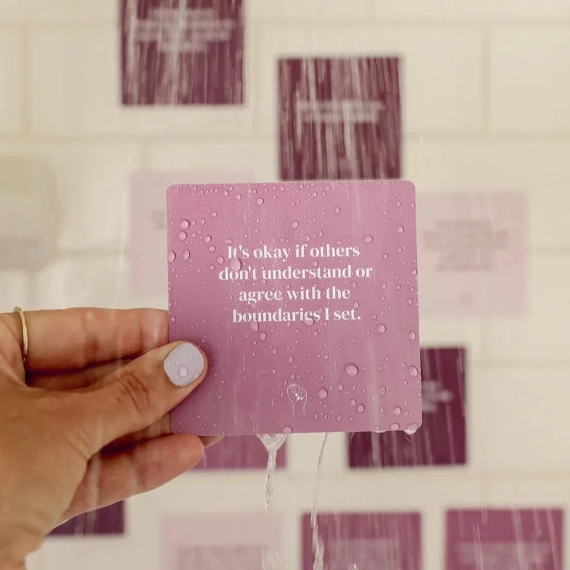 Shower Affirmation Cards