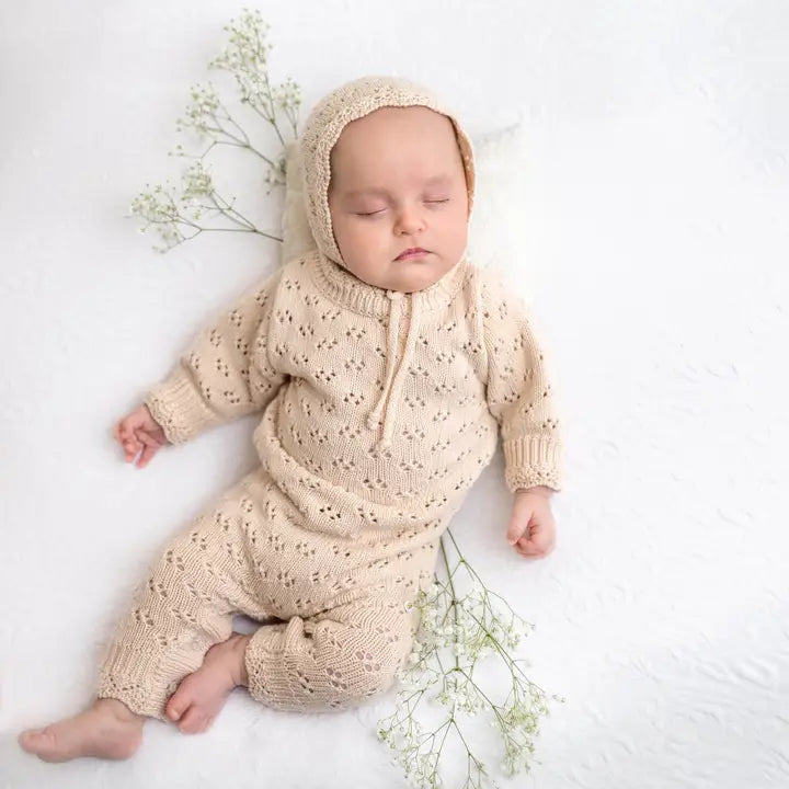 Grace Jumpsuit 2 Piece Set (Bonnet)