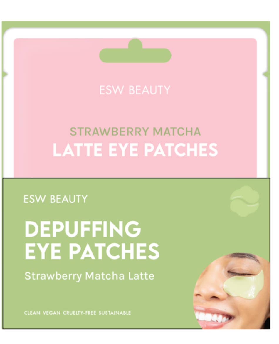 Strawberry Matcha Latte Eye Patches
