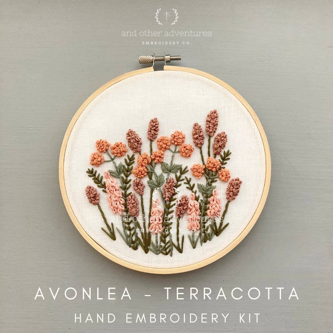 Avonlea in Terracotta Embroidery Kit