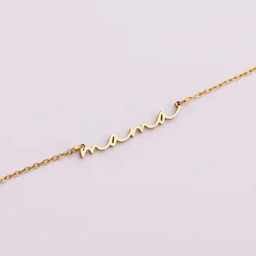 Cursive Familial Necklaces