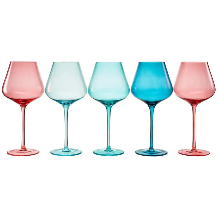 Colors of St. Barth, City Wine Glassware