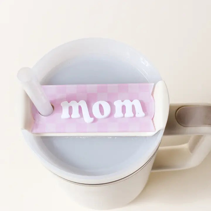 Mom Inspired Tumbler Lid Tag