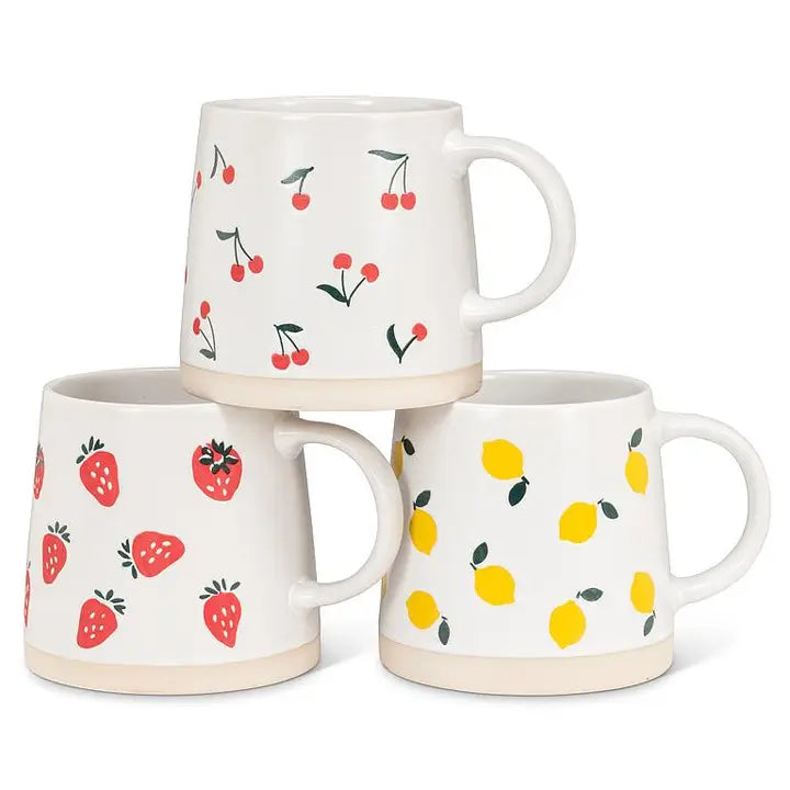 Playful Fruit Mugs