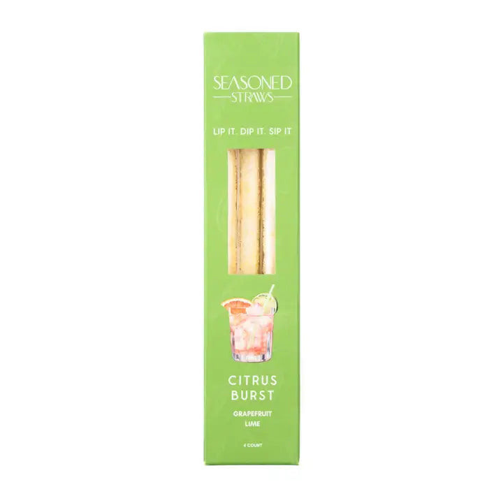 Seasoned Cocktail Straws