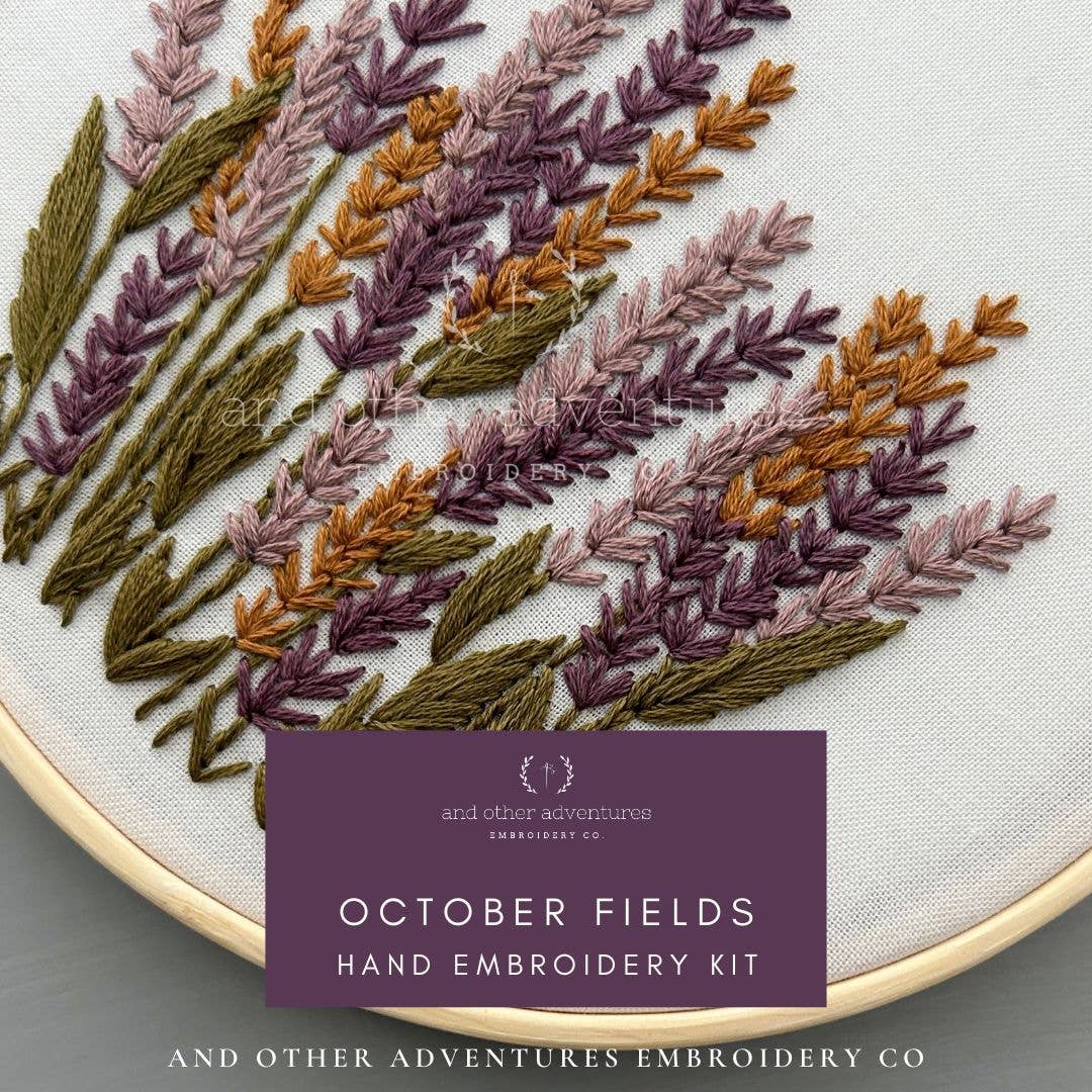 October Fields Embroidery Kit