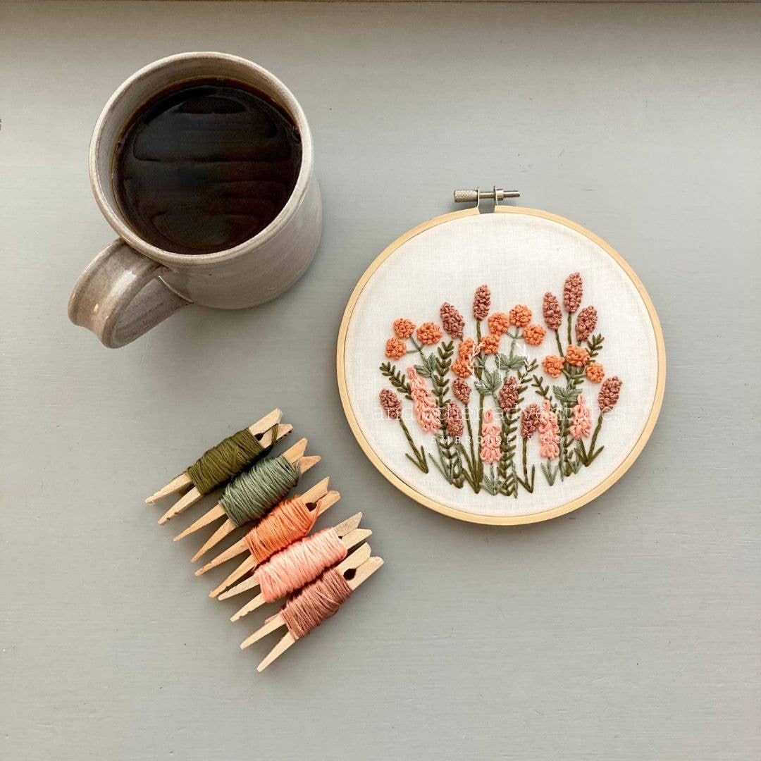 Avonlea in Terracotta Embroidery Kit