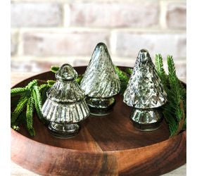 Mini Glass Christmas Trees