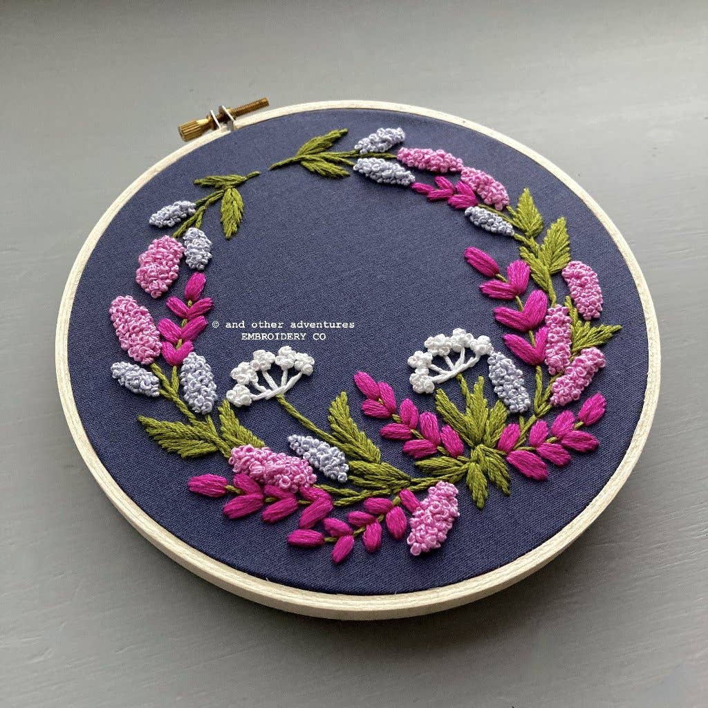 Kensington Periwinkle Embroidery Kit