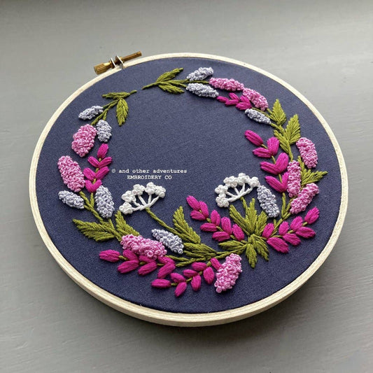 Kensington Periwinkle Embroidery Kit