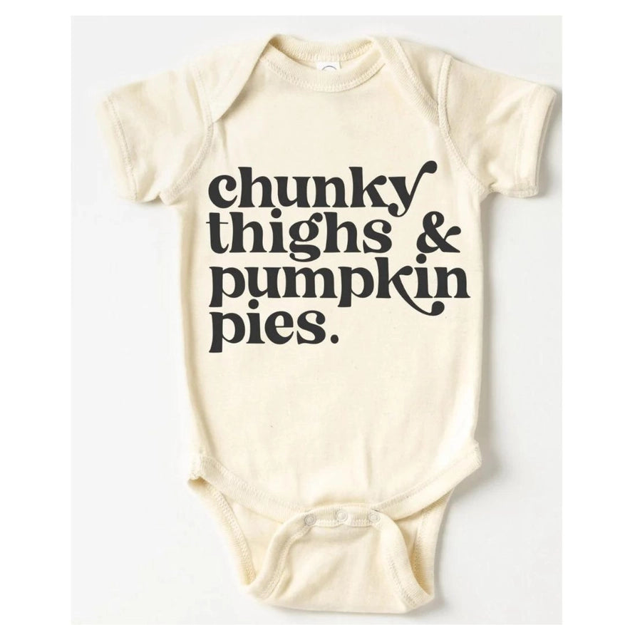 Chunky Thigh + Pumpkin Pies Onesie