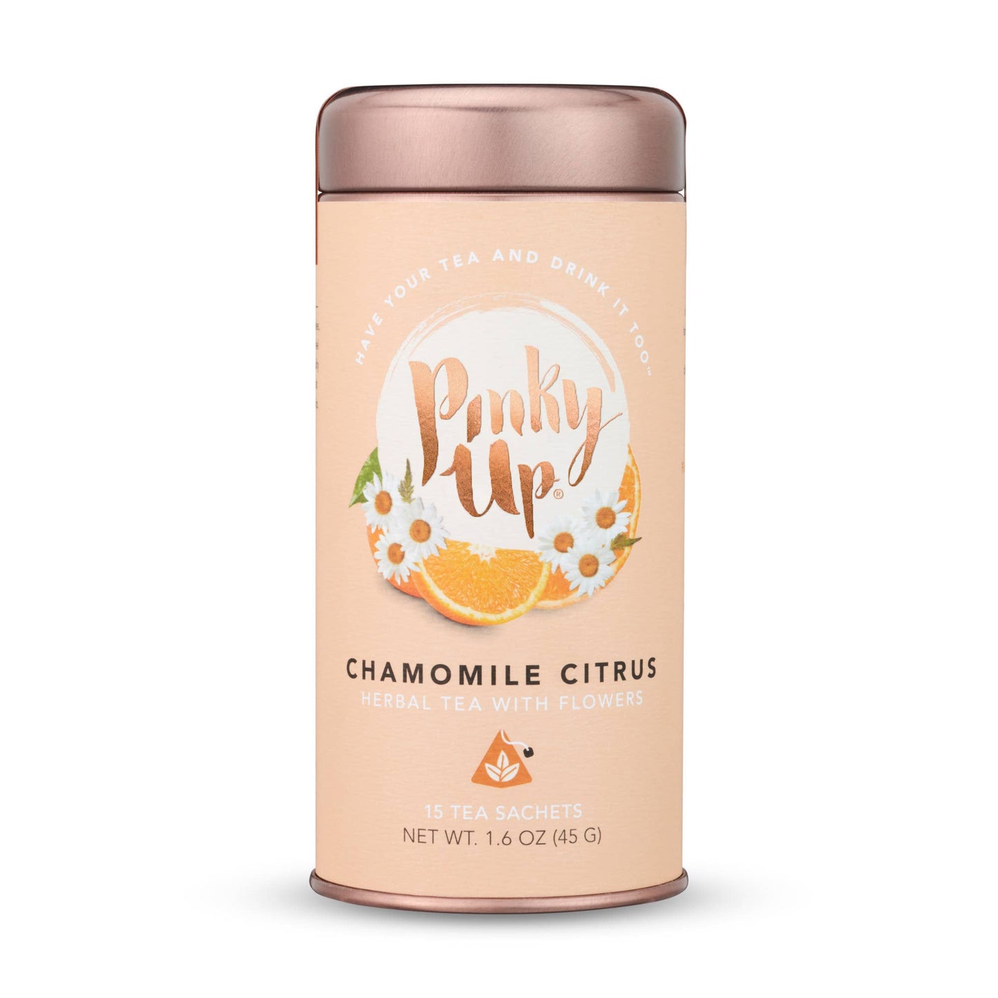 Chamomile Citrus Herbal Tea by Pinky Up
