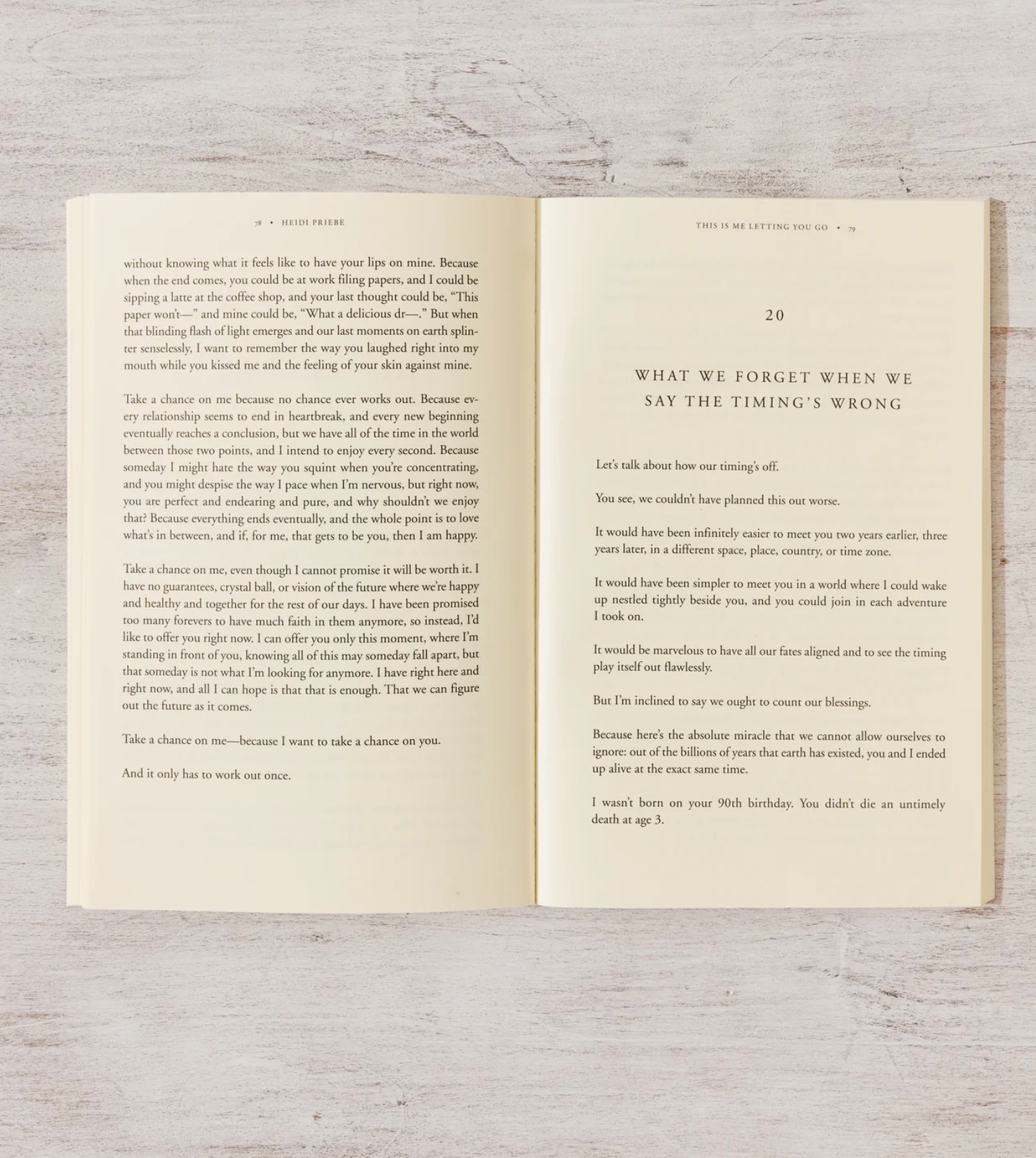 This Is Me Letting You Go