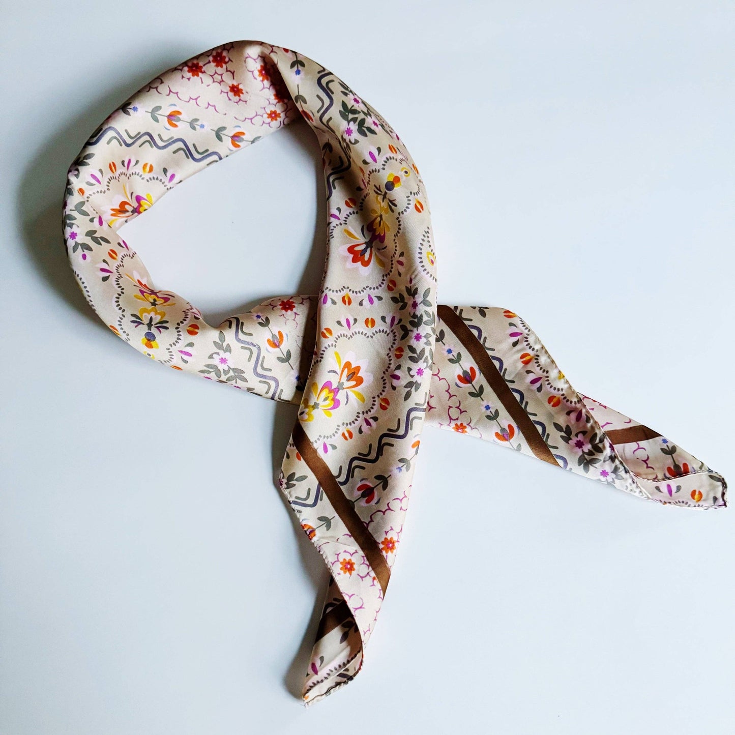 Stylish Satin Square Scarves