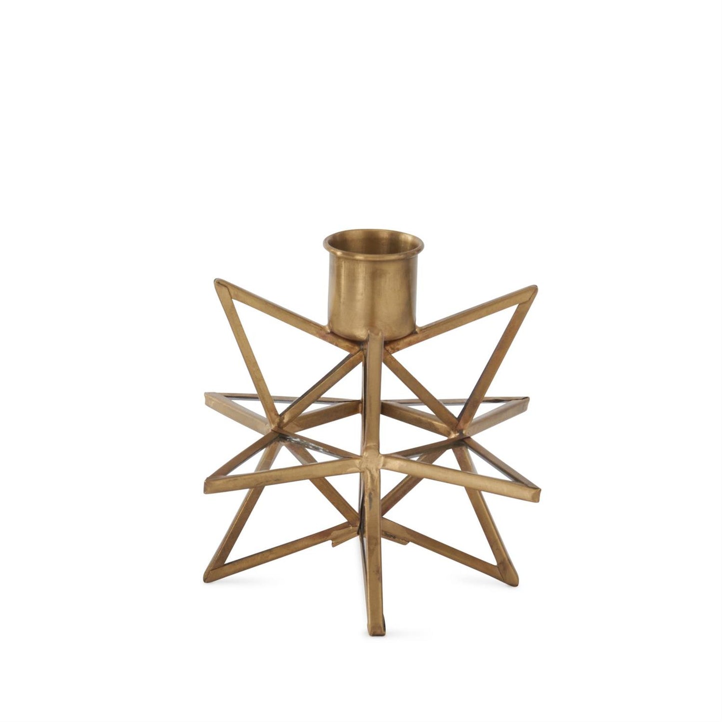 Gold Star Taper Candleholders