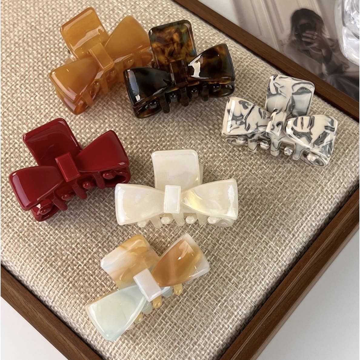 Mini Bowtie Assorted Hair Clips