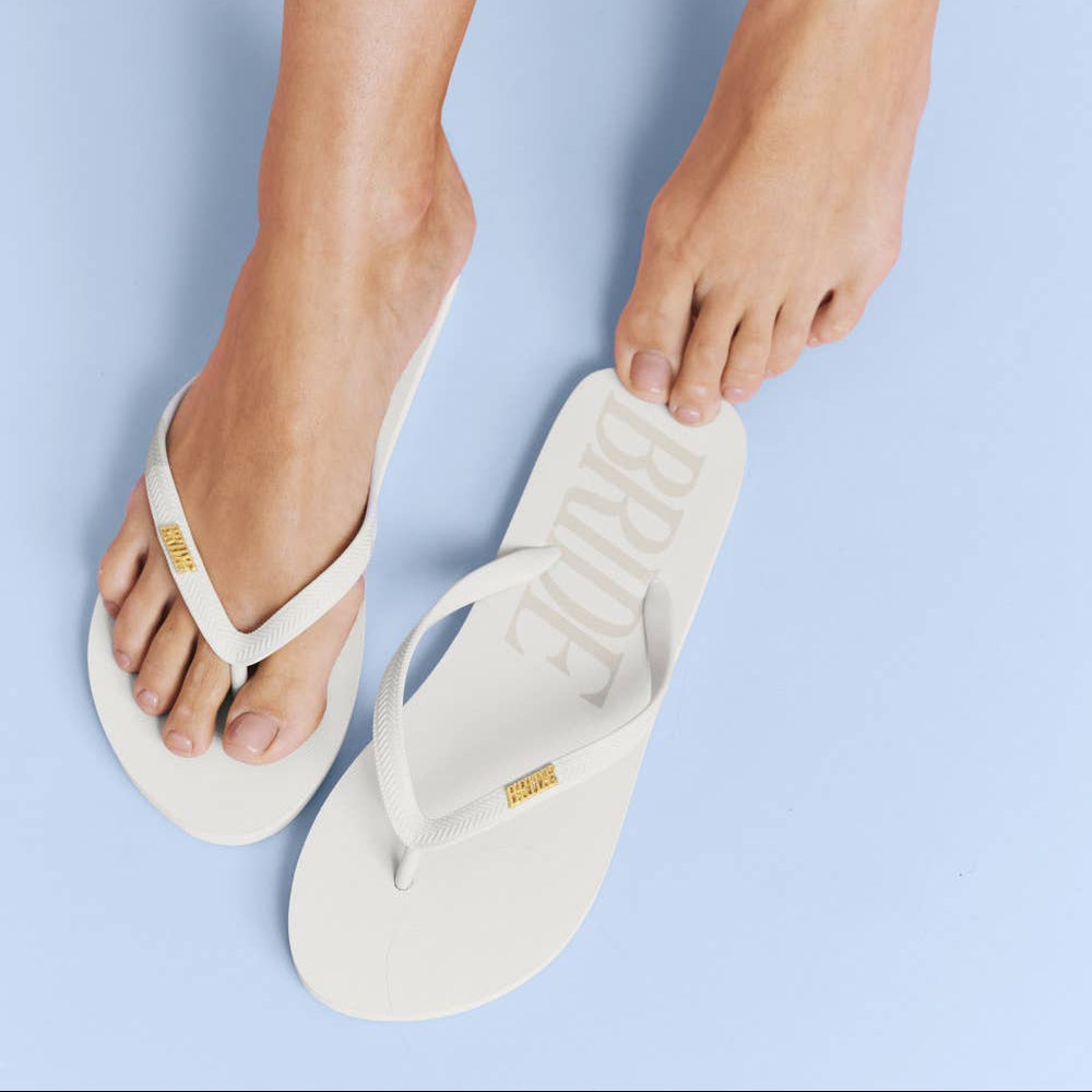 Bride Flip Flops