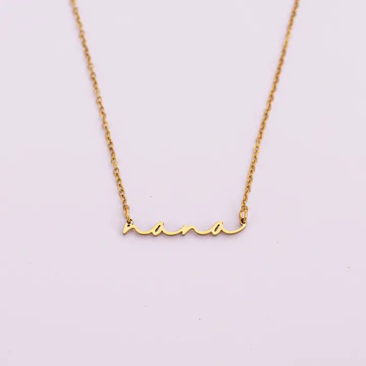 Cursive Familial Necklaces