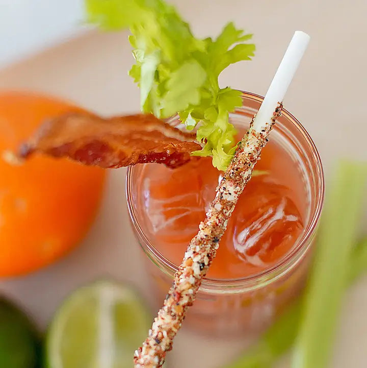 Seasoned Cocktail Straws