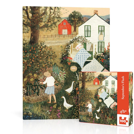 September's Flush 100 Piece Mini Puzzle