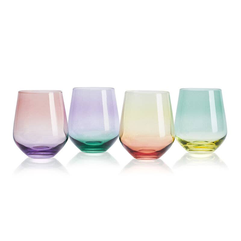 Mikasa Chroma Stemless Wine Glasses