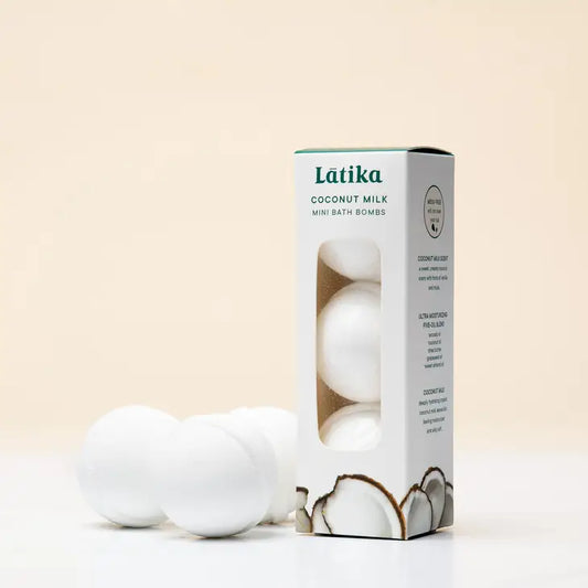 Coconut Milk Mini Bath Bombs