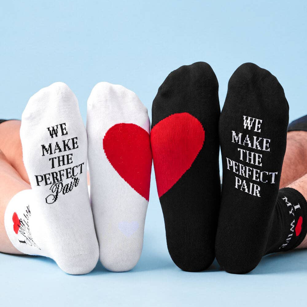Couples Wedding Socks - Gift Set