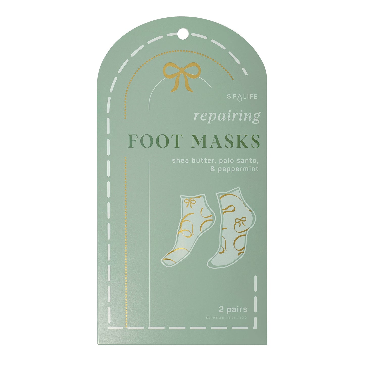 Holiday Foot Mask w/ Palo Santo & Peppermint