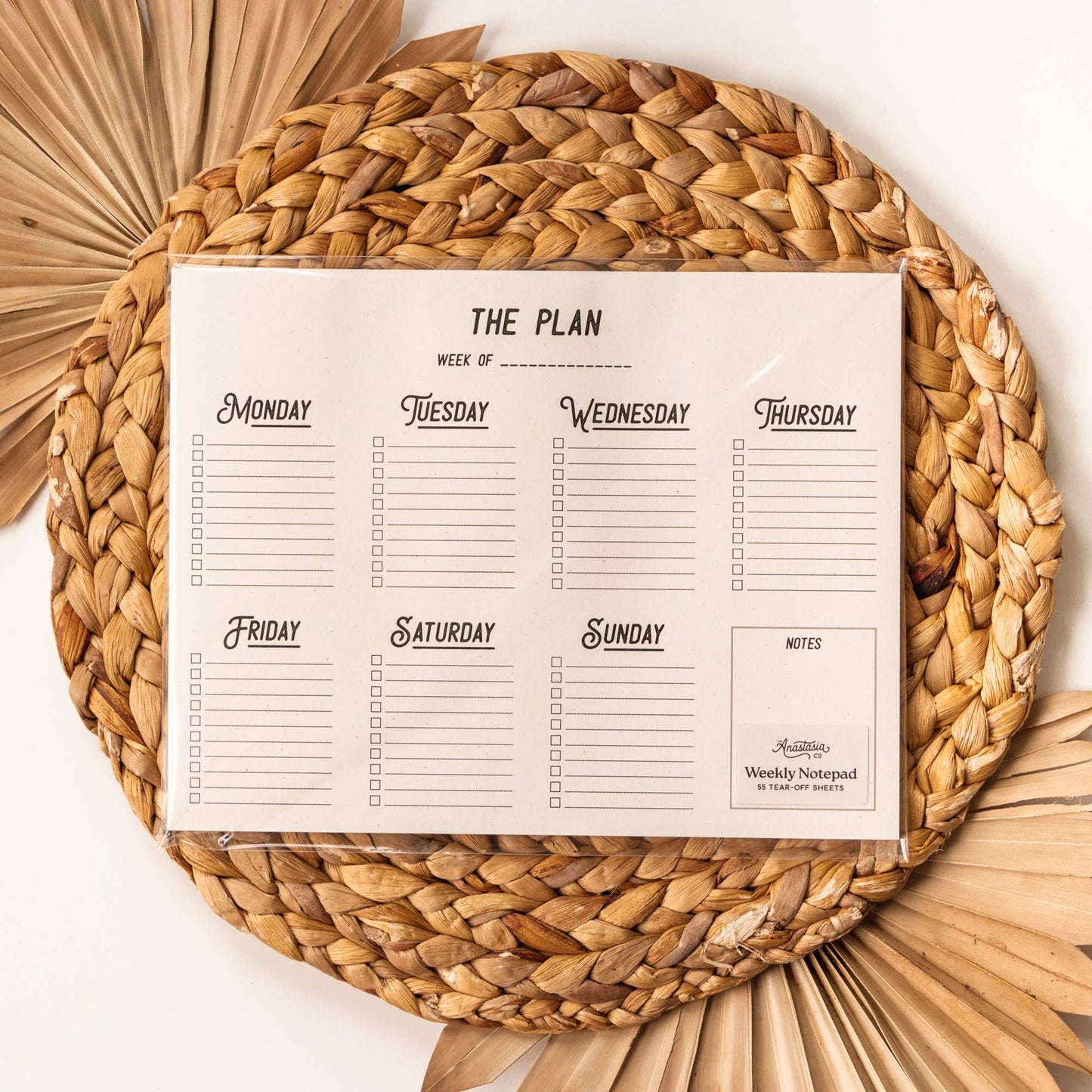 Weekly Planner Notepad