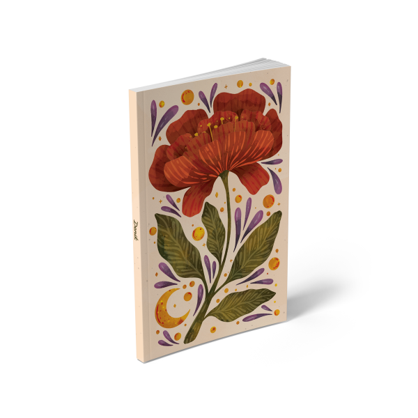 Burgundy Bloom Journal