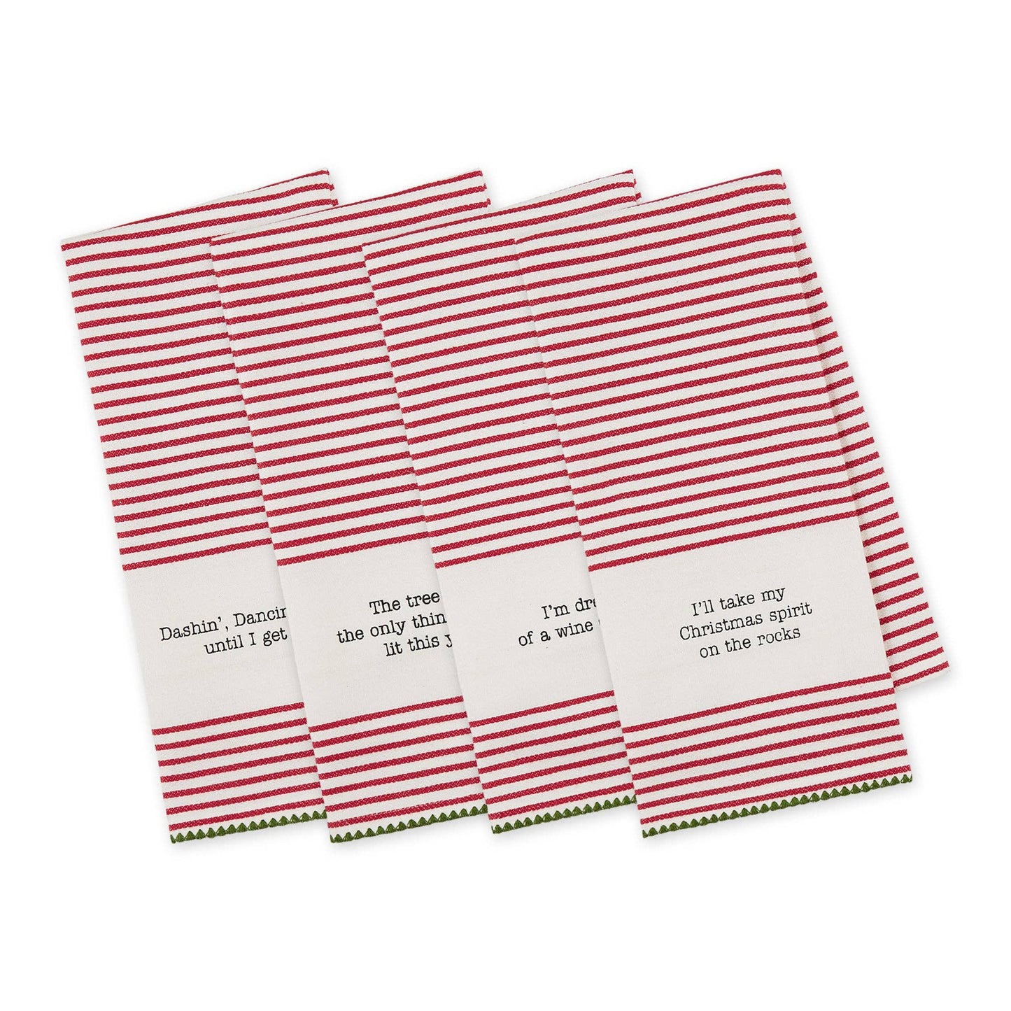 Happy Alcohol-idays Tea Towels