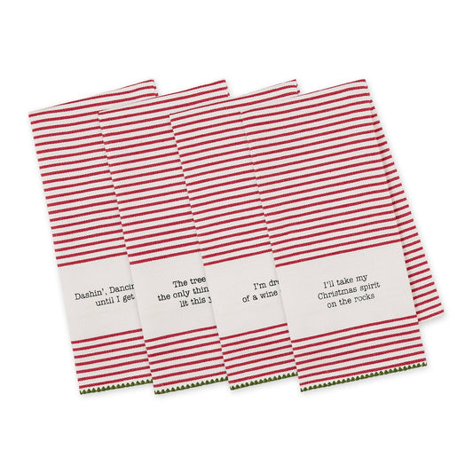 Happy Alcohol-idays Tea Towels