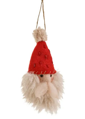 Wool Santa Ornament