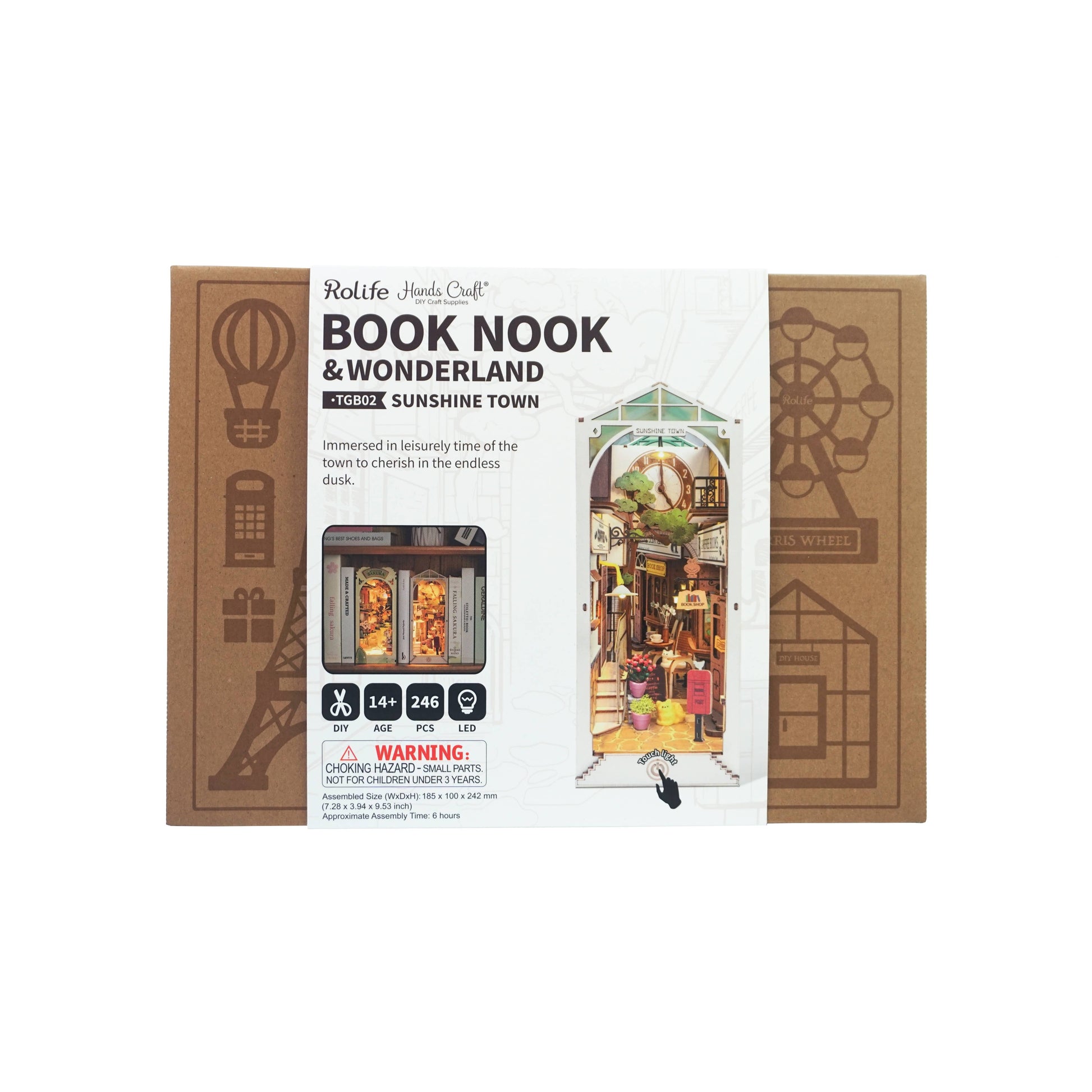 Rolife DIY-Bücherecken-Set - Sunshine Town TGB02 Rolife DIY-Bücherecken-Set - Sunshine Town TGB02