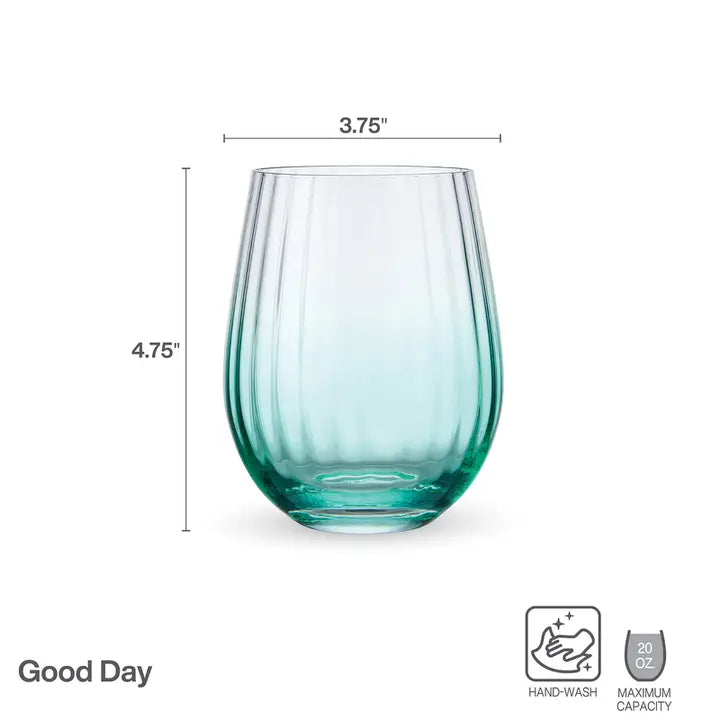 Darbie Angell Stemless Wine Glasses