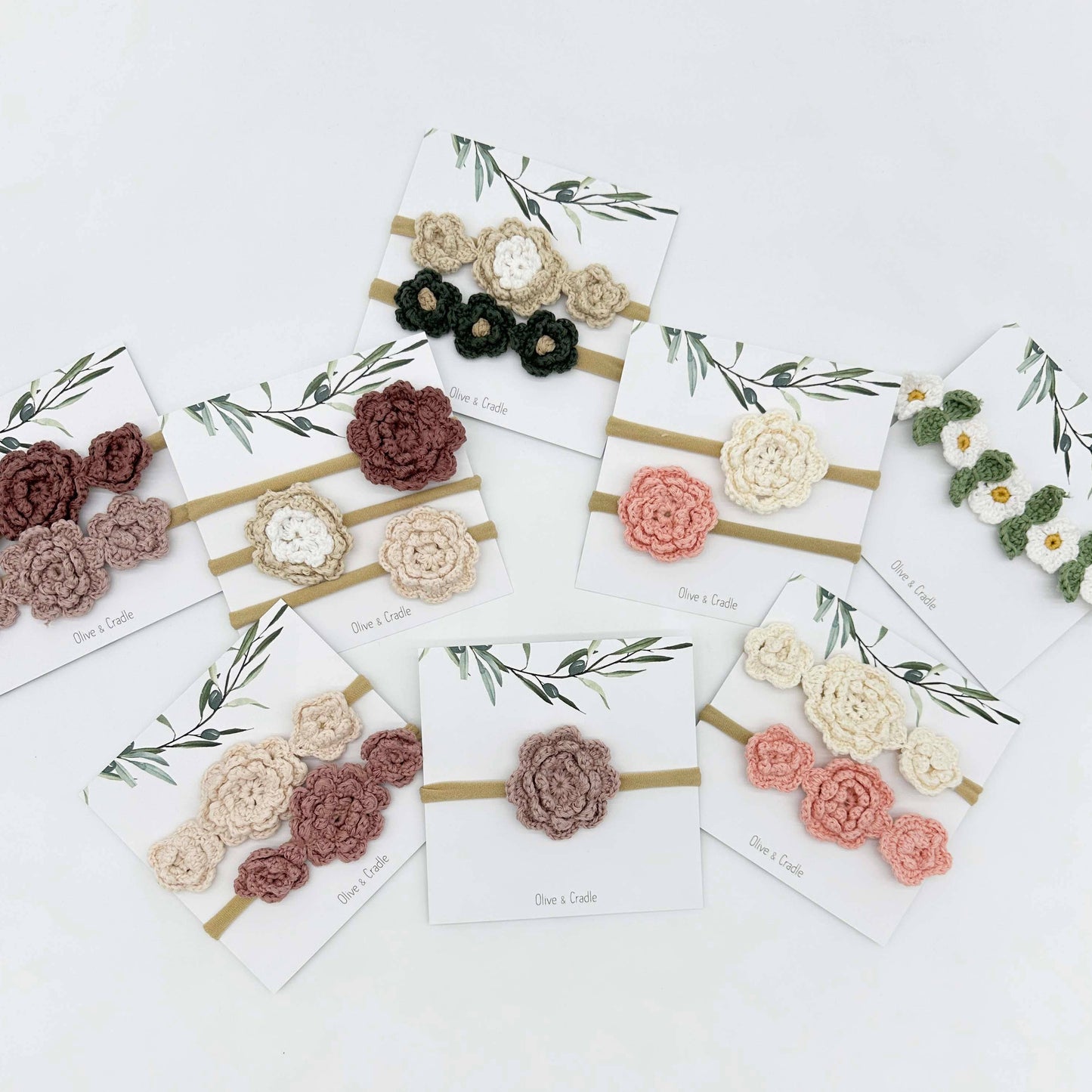 Crochet Flower Headbands