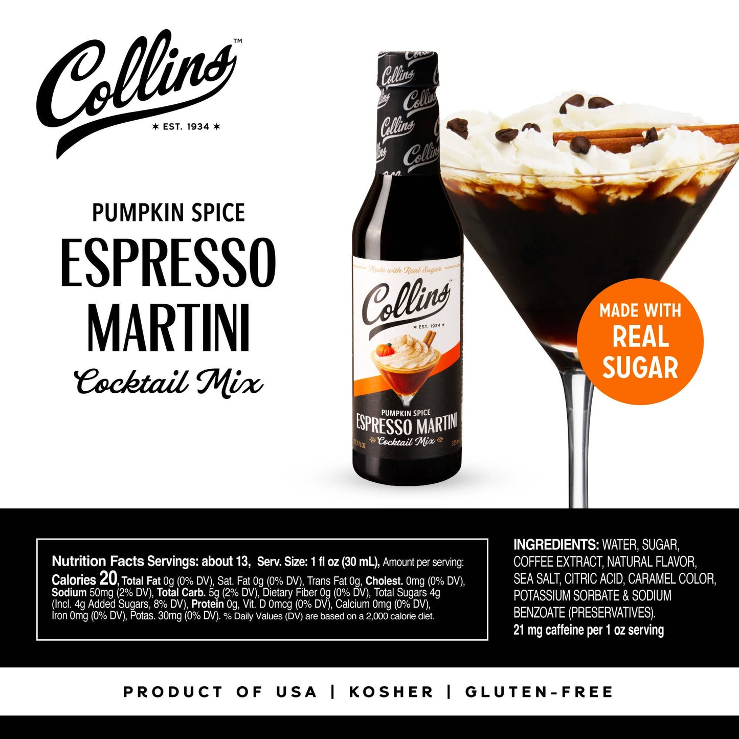 Pumpkin Spice Espresso Martini Cocktail Mix