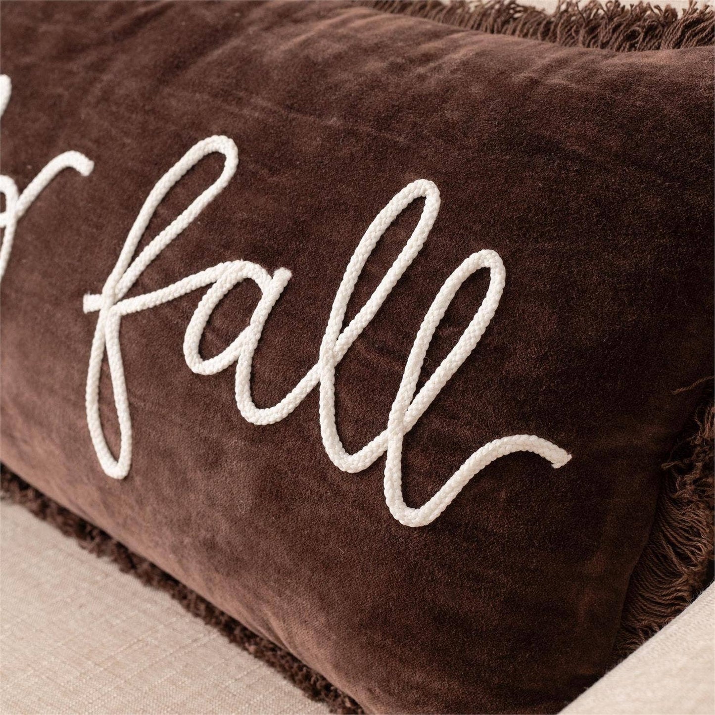 Hello Fall Lumbar Pillow