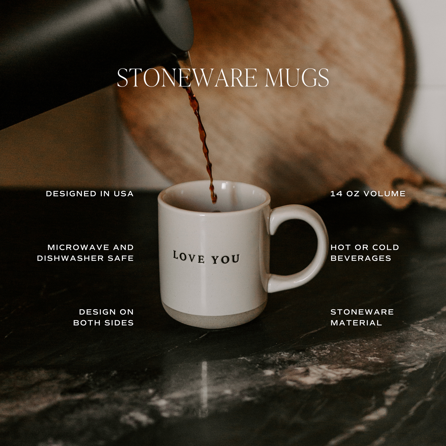 Warm & Cozy Stoneware Mug