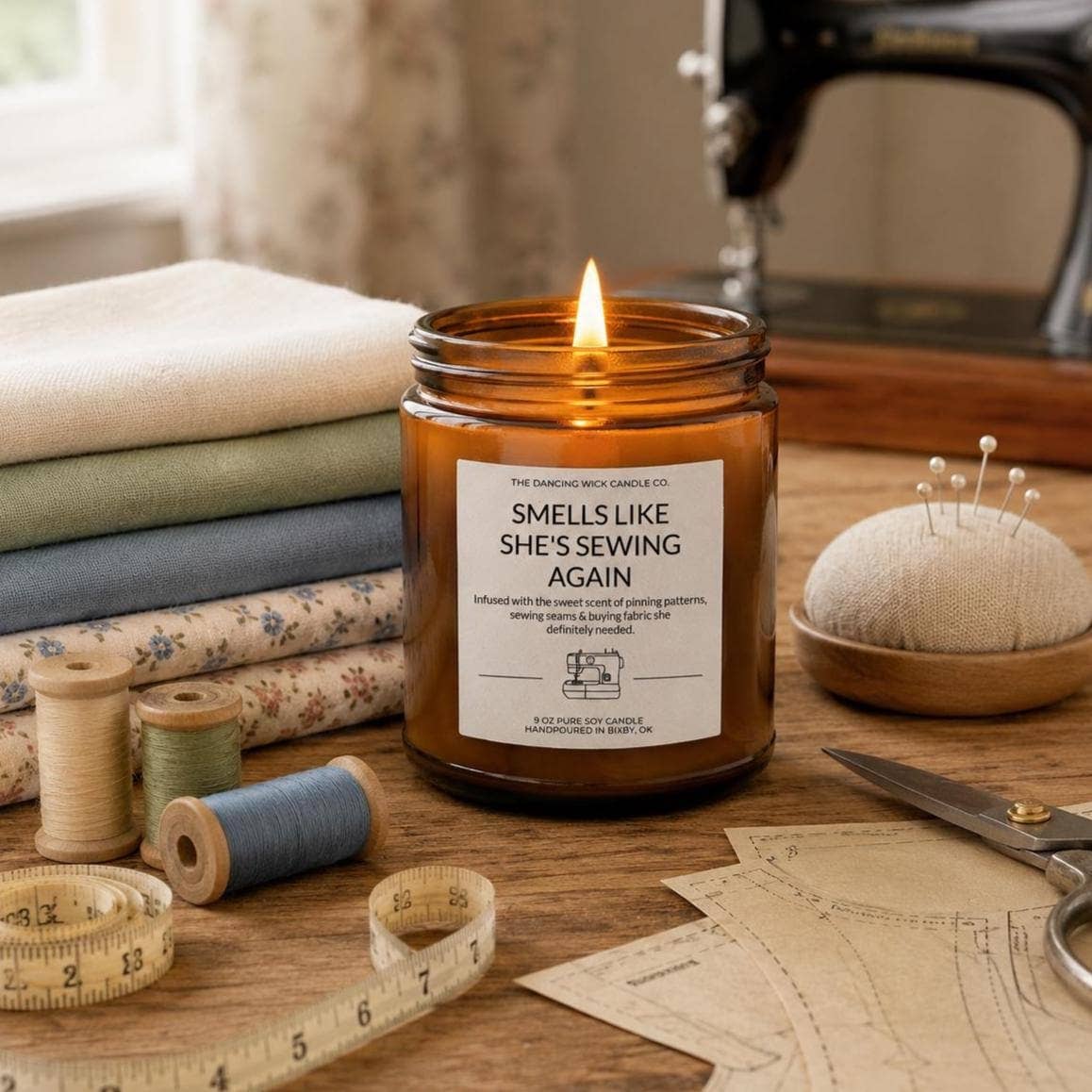 Smells Like She's Sewing Again Candle