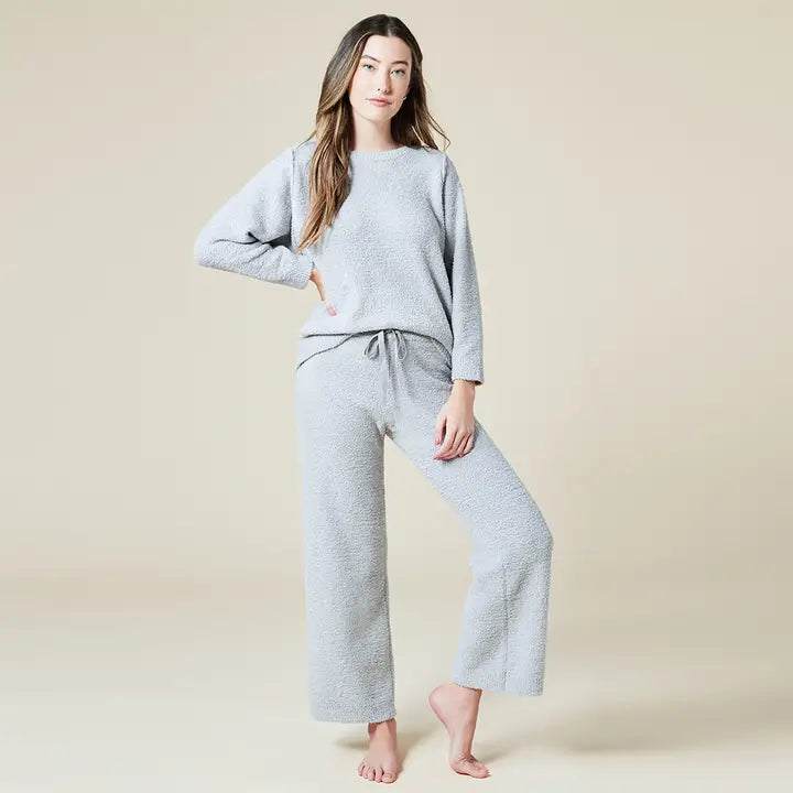 Marshmallow Crew Neck Lounge Top