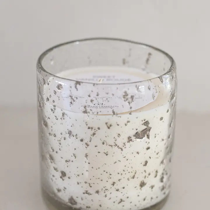 Apples & Maple Bourbon - Bubbled Glass Candle