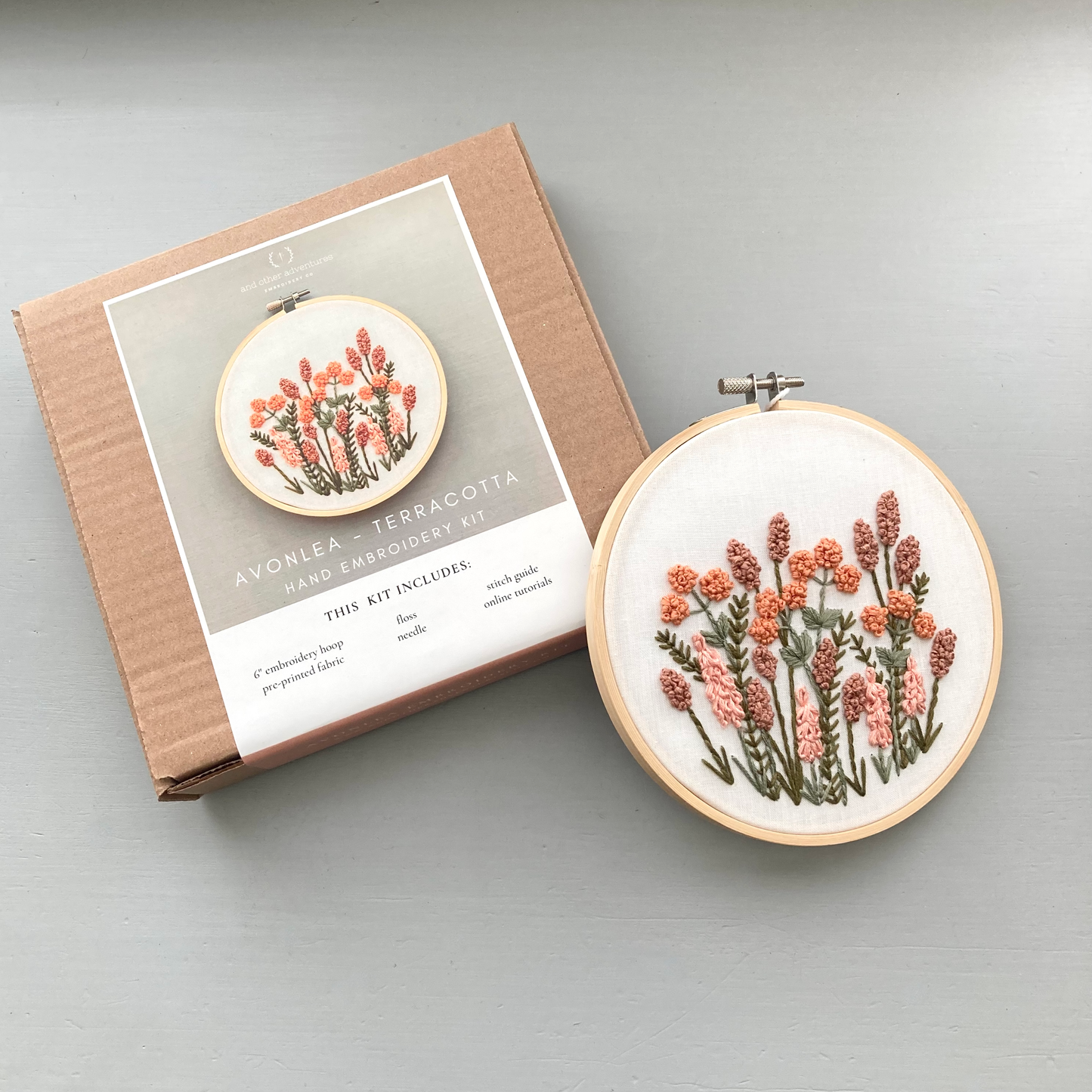 Avonlea in Terracotta Embroidery Kit