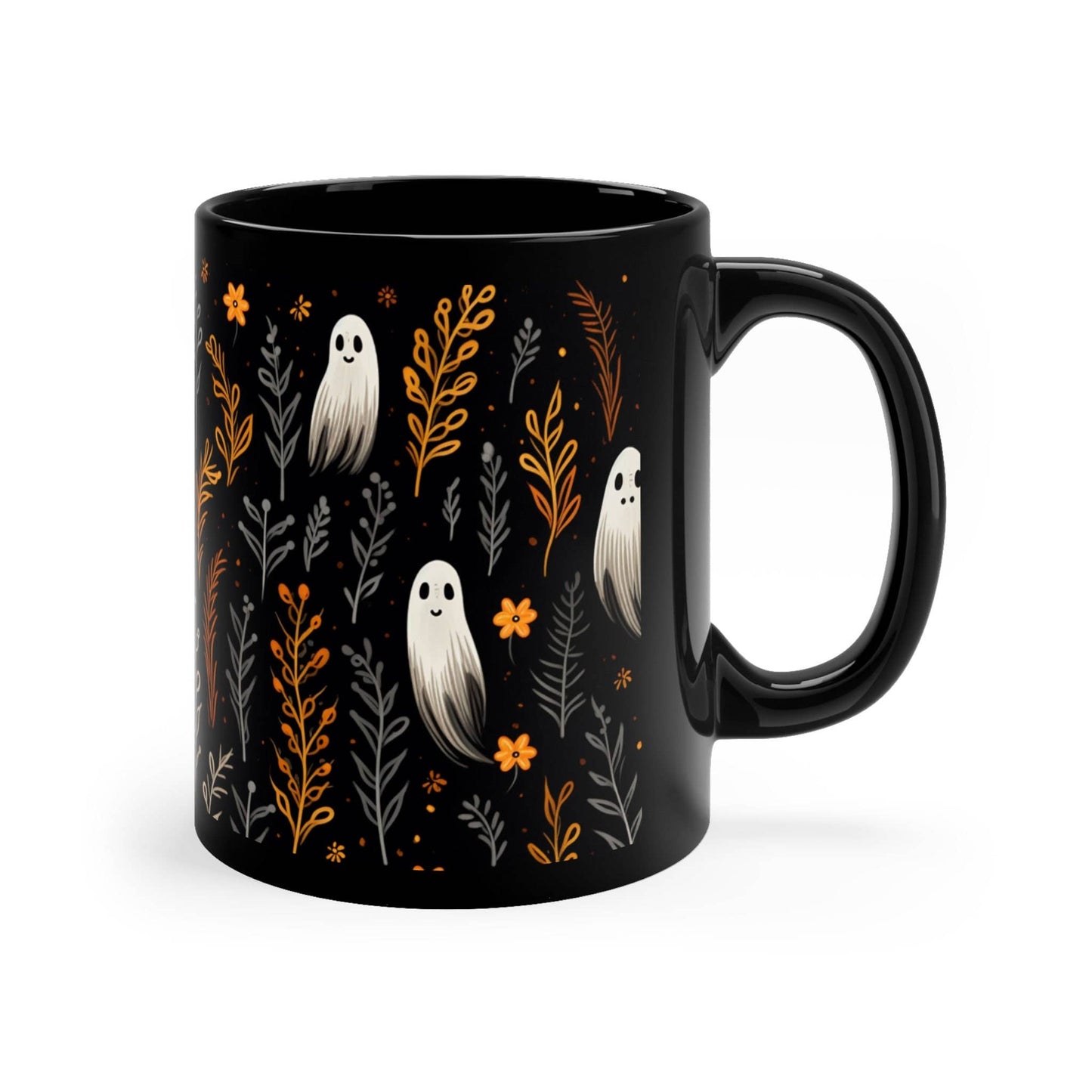 Ghosts + Leaves Coffee Mug
