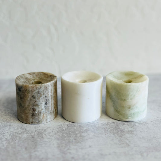 Marble Taper Holders