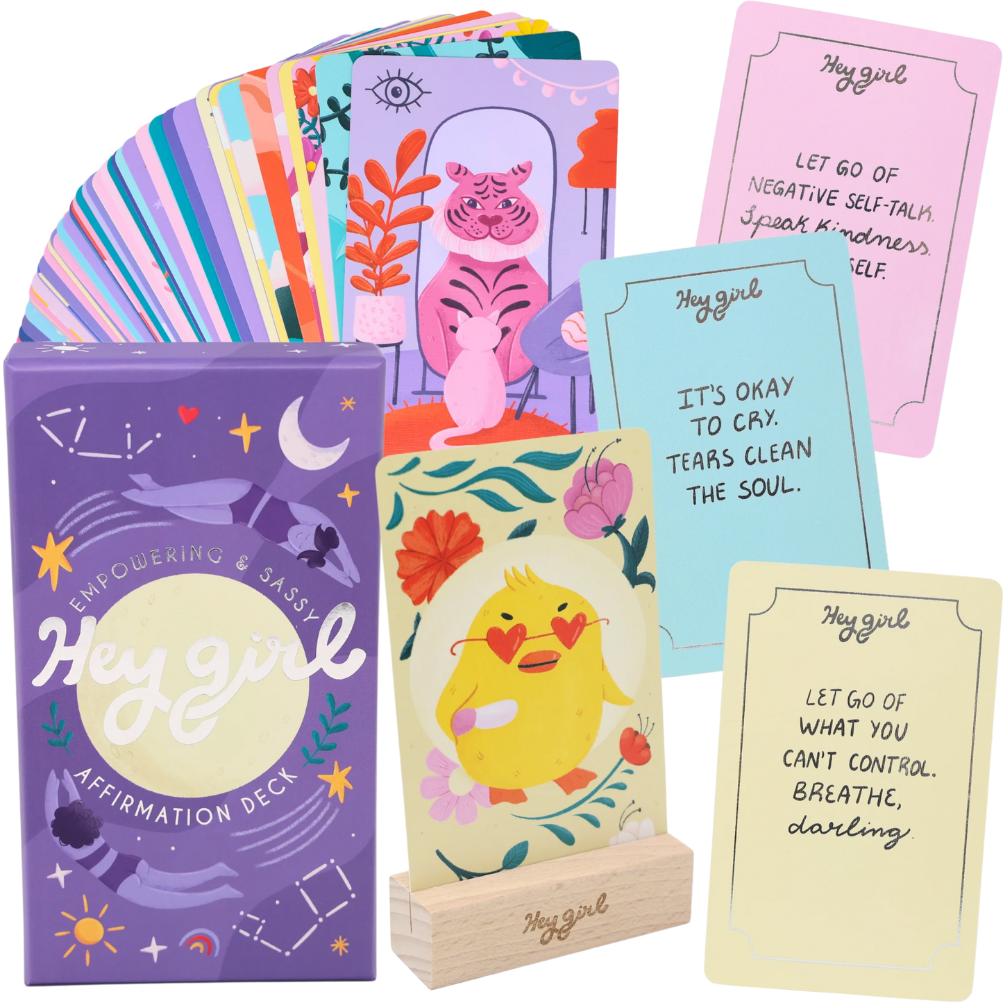 Hey Girl: Empowering & Sassy Affirmation Deck