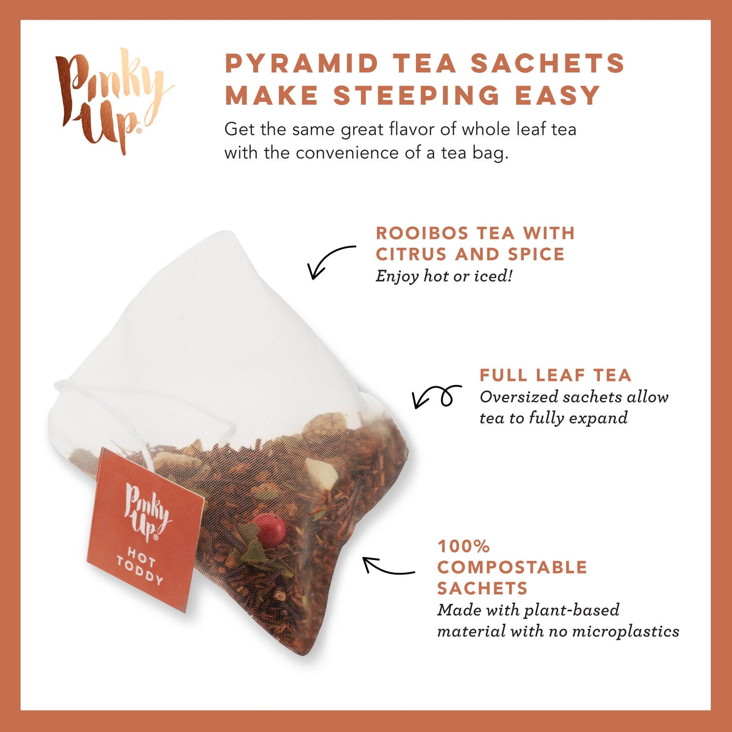 Hot Toddy Rooibos Tea by Pinky Up