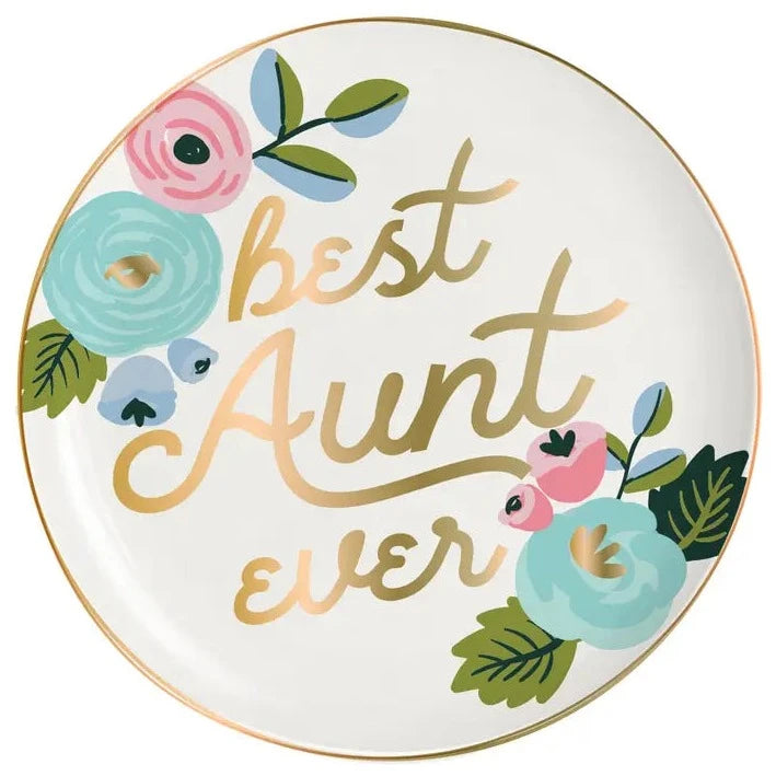 Best Aunt Ever Trinket Dish