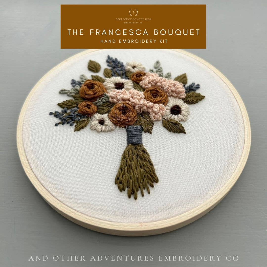 The Francesca Bouquet Embroidery Kit