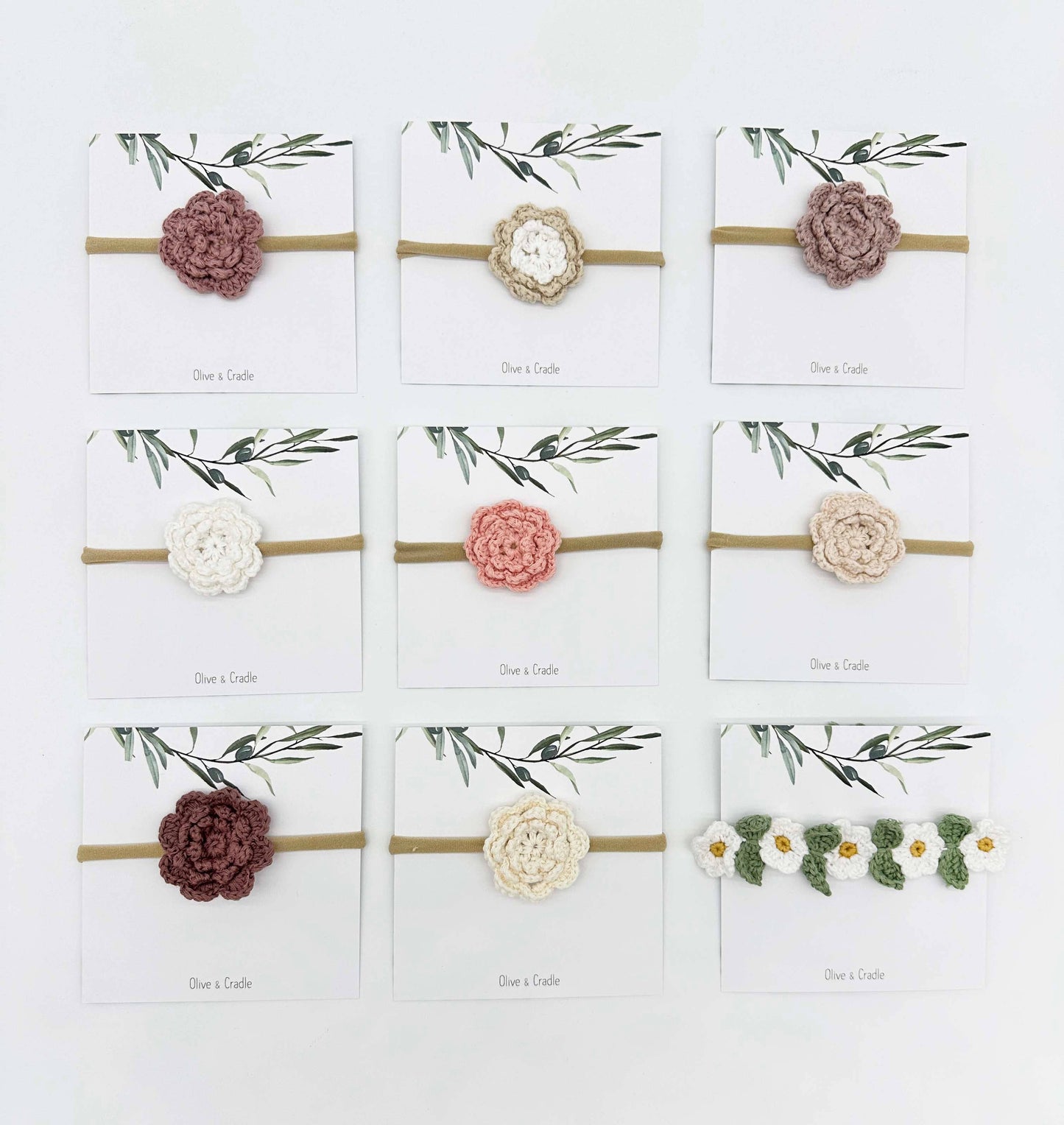 Crochet Flower Headbands